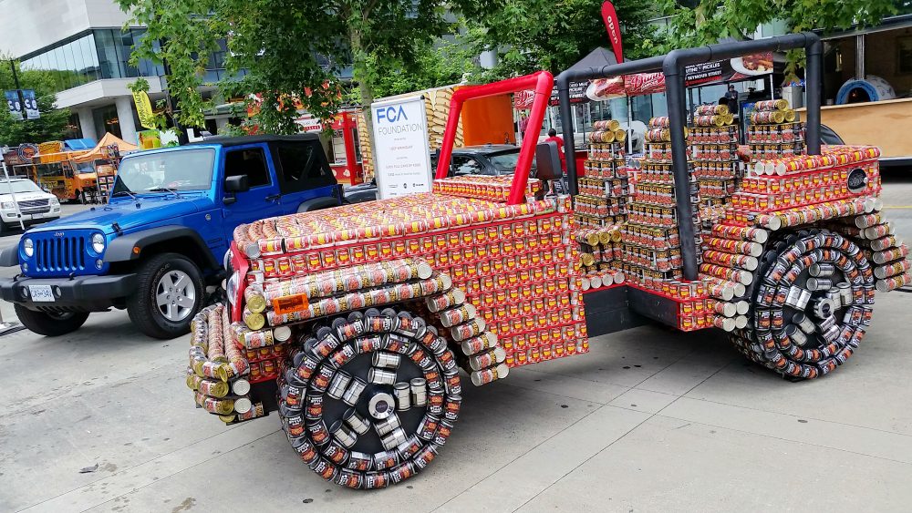 Jeep Wrangler Finished Canstruction