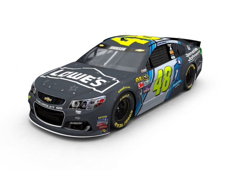 Jimmie Johnson’s Chevy racecar will have a special paint scheme that supports youth education, which he’ll drive on August 7th at Watkins Glen International