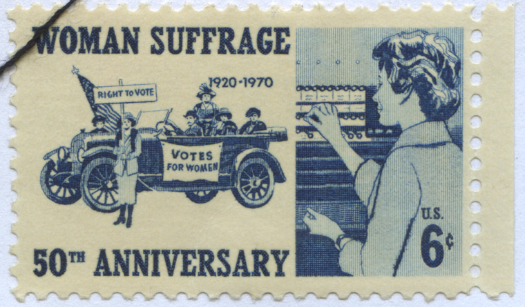 Women's Suffrage Postage Stamp