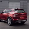 2017 Hyundai Tucson Overview red model