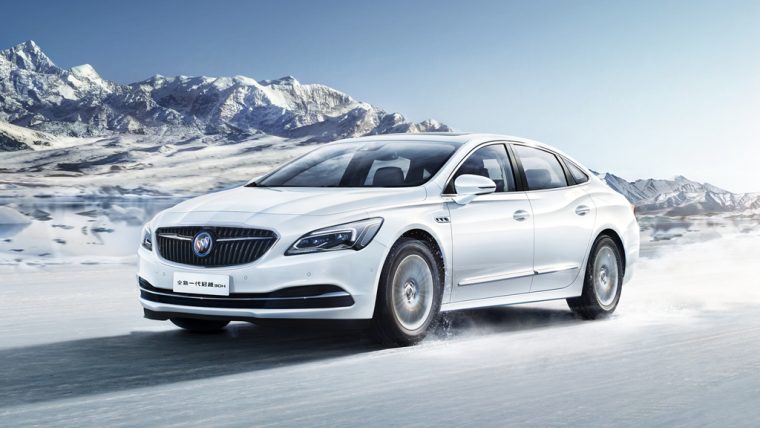 Buick LaCrosse Hybrid Electric Vehicle on sale in China