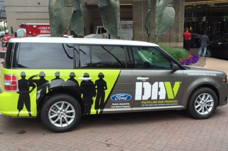 Ford donates eight Ford Flex vehicles to Disabled American Veterans (DAV) Transportation Network