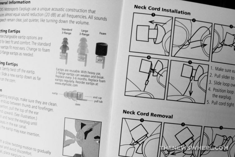 Etymotic ER•20XS Motorsports High-Definition Earplugs Review instructions