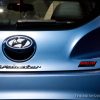 Hyundai Veloster name badge rear hatch bumper