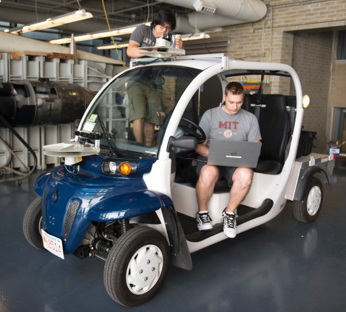 one of the three on-demand electric vehicles Ford is contributing to the MIT project