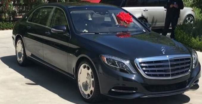 Rap star Tyga recently gave a new Mercedes-Maybach S600 to his girlfriend Kylie Jenner for her 19th birthday