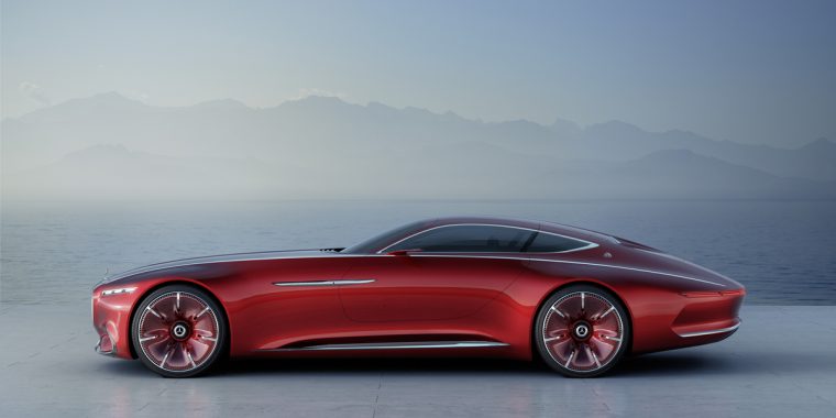 Mercedes-Benz recently showcased is newest Maybach coupe concept vehicle in Pebble Beach during Monterey Car Week