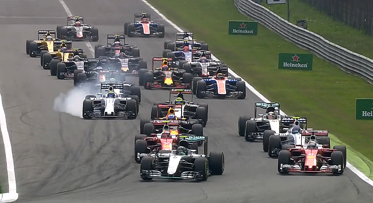 2016 Italian Grand Prix Race Start