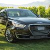 2017 Genesis G90 model overview black luxury car