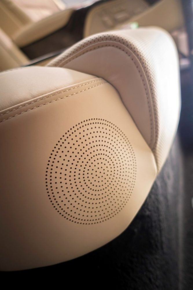 2017 Genesis G90 model overview head rest speaker