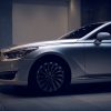 2017 Genesis G90 model overview silver car exterior