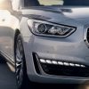 2017 Genesis G90 model overview silver car headlight