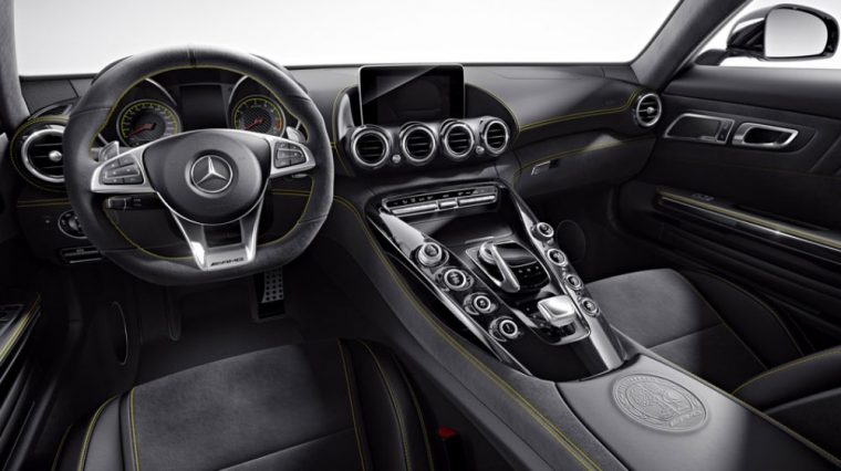 The 2017 Mercedes-AMG GT coupe is mostly unchanged from last year’s model