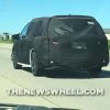 Spy shot taken of the 2018 Odyssey prototype as it was tested near Honda headquarters in Ohio