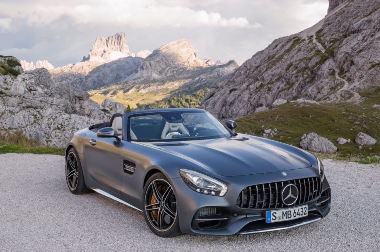 The new Mercedes-AMG GT and Mercedes-AMG GT C roadsters will make their public debuts at the upcoming Paris Motor Show