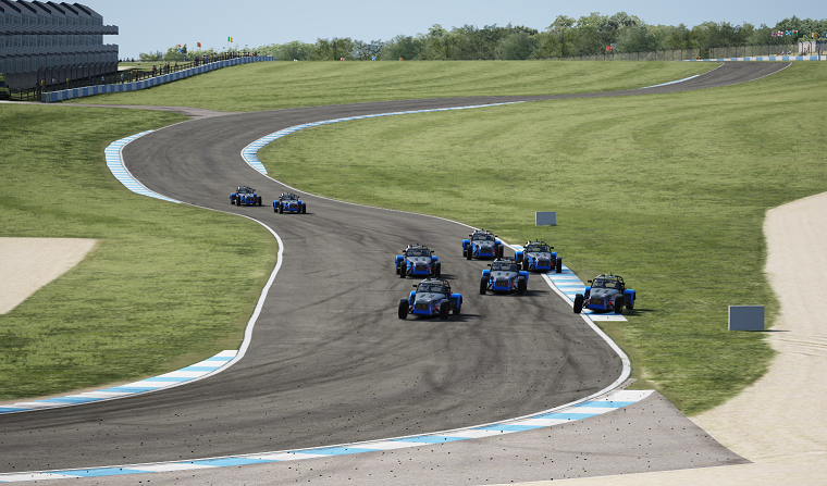 Caterham Super 7s at Donington GP