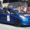 Blue Toyota Yaris Dr. Who Tardis car at Dragon Con Atlanta Parade