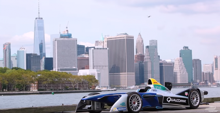 Formula E racing Brooklyn New York City