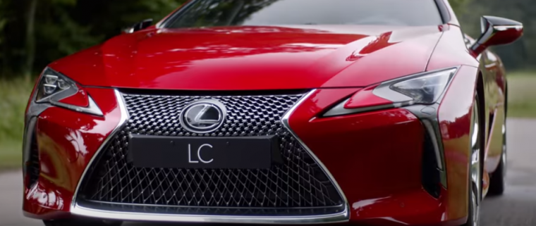 The LC 500 Coupe is the star of the newest Lexus ad