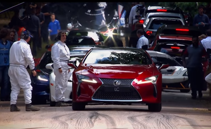 The LC 500 Coupe is the star of the newest Lexus ad