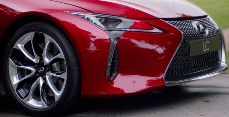 The LC 500 Coupe is the star of the newest Lexus ad