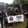 Mexican National Security Commission van-mounted air cannon