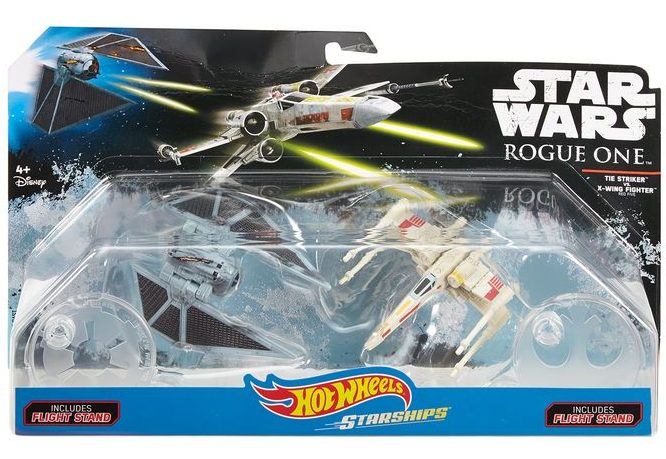 Star Wars Rogue One Hot Wheels Ships TIE Striker X-Wing