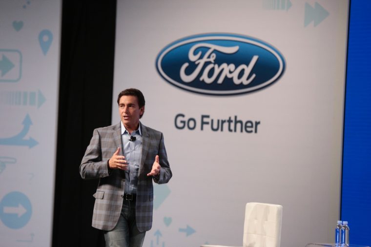 Ford CEO Mark Fields at the 2016 Further with Ford conference