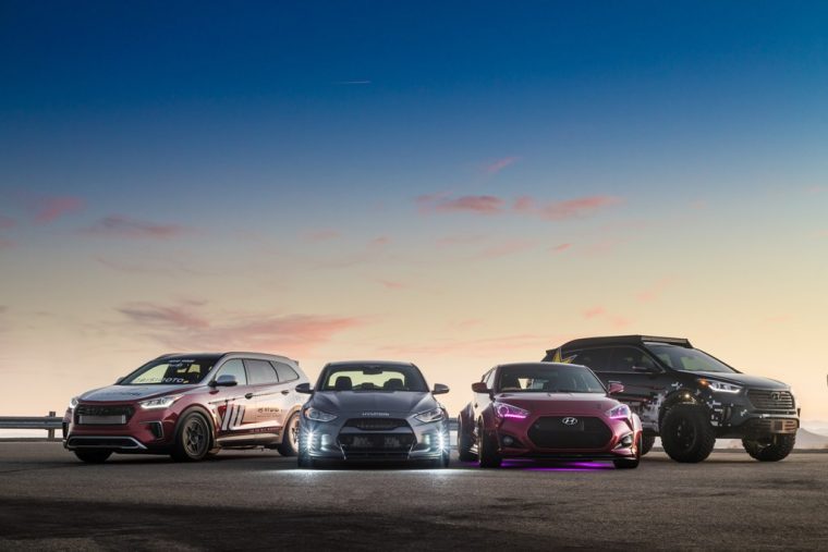 2016 Hyundai SEMA custom tuned cars vehicle lineup