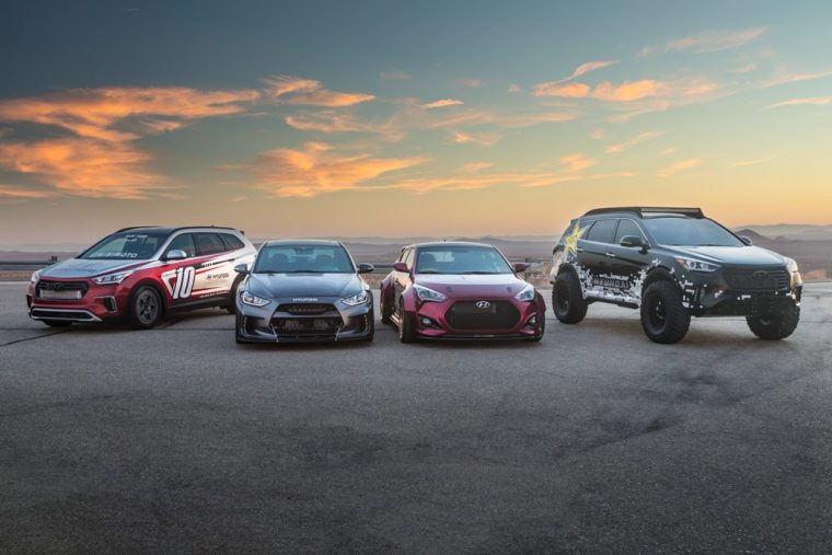 2016 Hyundai SEMA custom tuned cars vehicle lineup