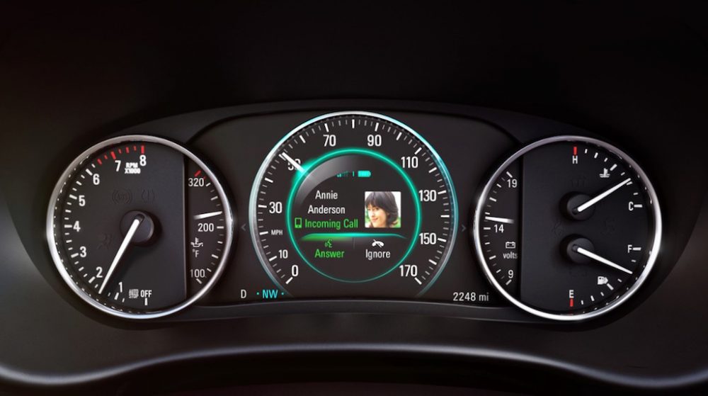 2017 Buick Envision Driver Information Display