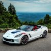 The 2017 Corvette Grand Sport combines the Stingray’s engine with the Z06’s appearance