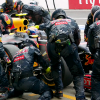 Red Bull pit stop.