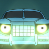 Bender transforms into a "were-car" in the classic Futurama episode "The Honking"