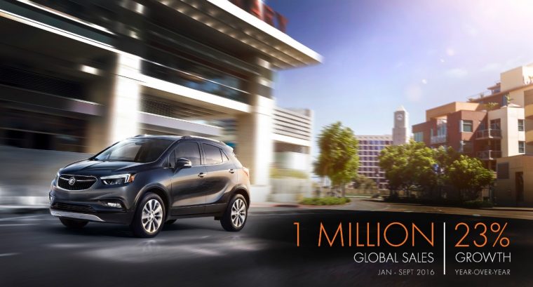 Buick celebrates 1 million global sales for year of 2016 in September