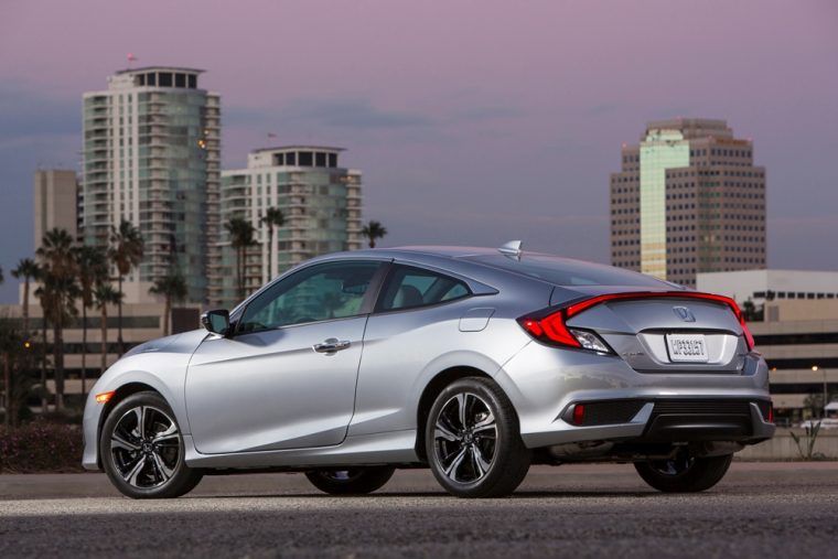 The 2017 Honda Civic Coupe is priced at less than $20,000