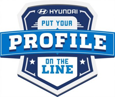 Hyundai Facebook Profile Football NFL program competition logo