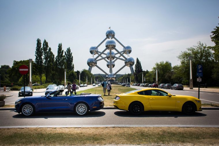 The Ford Mustang at The Atomium