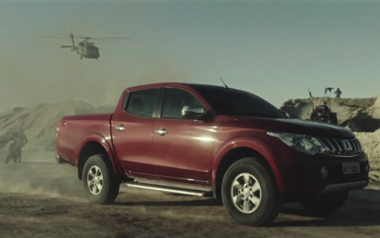 This Insane New Mitsubishi Ad Depicts the Most Epic Battle of All Time -  The News Wheel