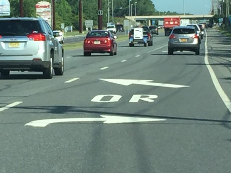 New Jersey Road Sign