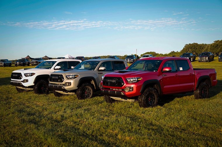 Three Tacoma TRD Pros