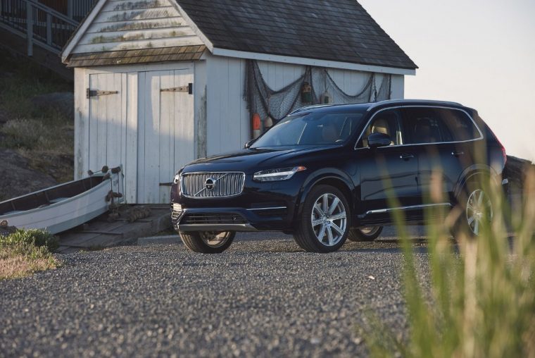 The 2017 Volvo XC90 comes standard with a four-cylinder motor, which is both supercharged and turbocharged