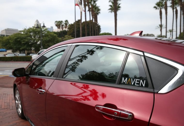 Maven car sharing service launches in Los Angeles