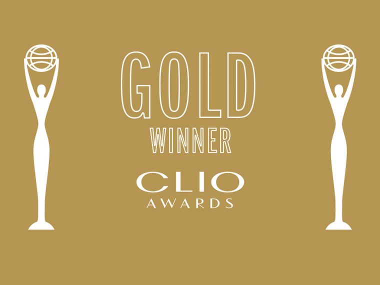 Gold Winner Clio Awards