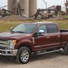 The 2017 Ford F-Series Super Duty provides seating for up to six people and carries a starting MSRP of less than $33,000