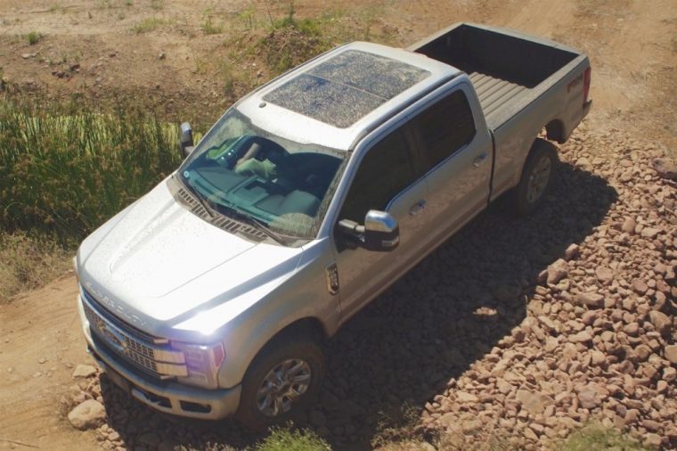 The 2017 Ford F-Series Super Duty provides seating for up to six people and carries a starting MSRP of less than $33,000