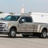 The 2017 Ford F-Series Super Duty provides seating for up to six people and carries a starting MSRP of less than $33,000