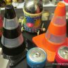 Car Themed Salt and Pepper shakers Automotive novelty traffic cone