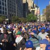 Millions of Chicago Cubs fans take to the streets downtown during the 2016 World Series parade celebration on Friday November 4, 2016