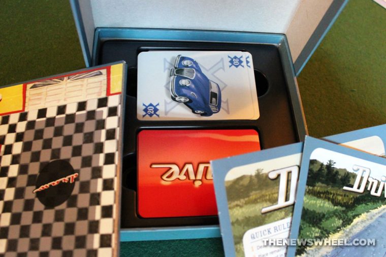 Drive card game review classic car collecting unboxing